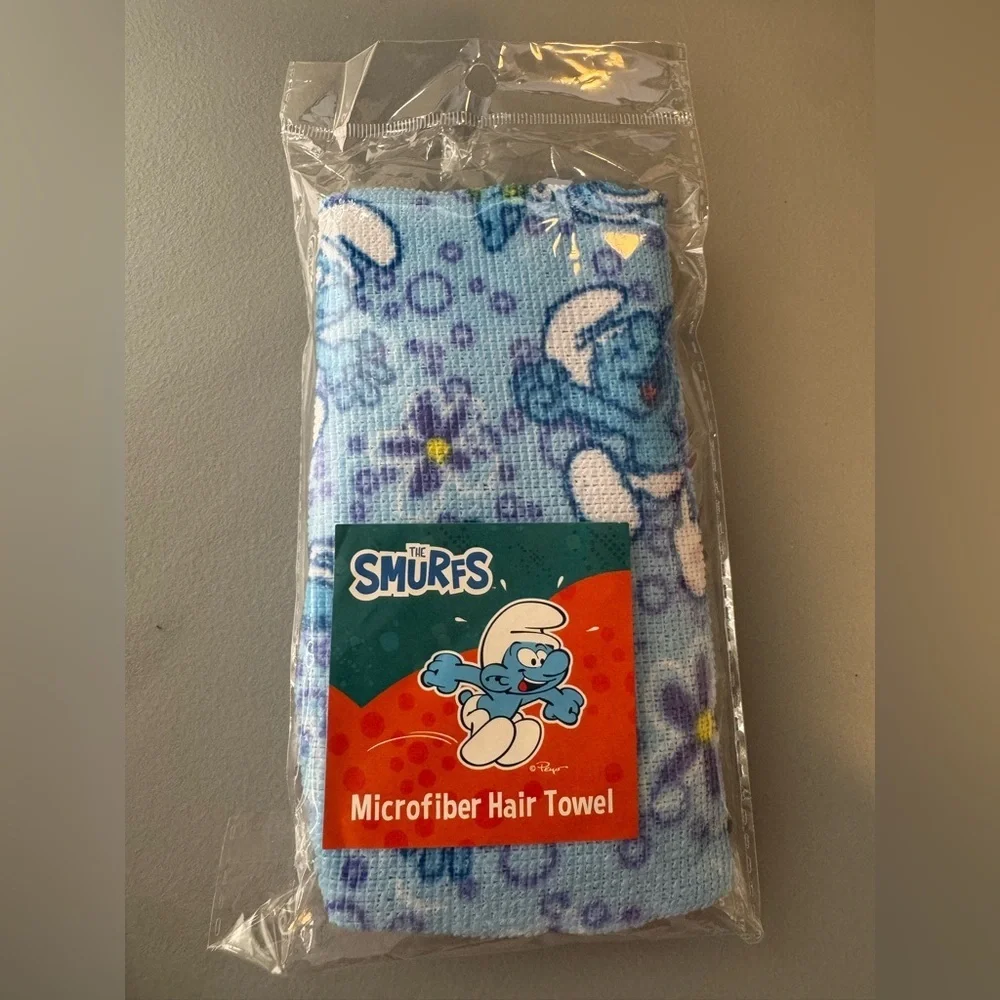 The Smurfs Microfiber Hair Towel